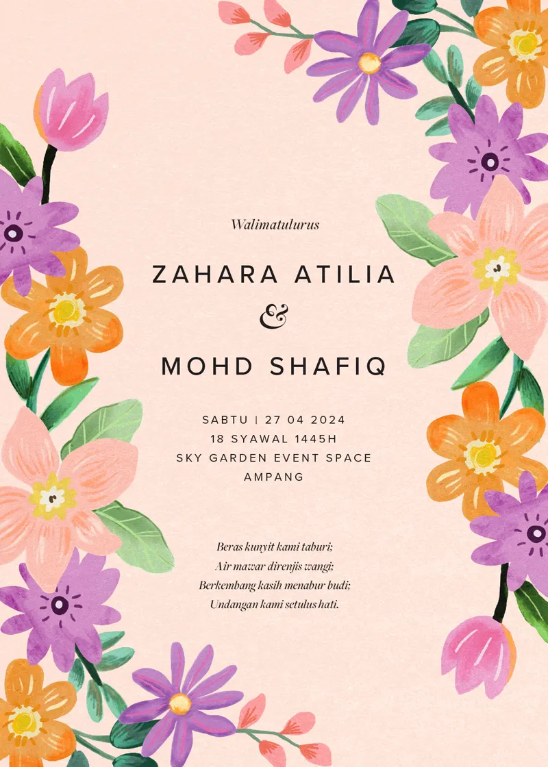 Whimsical Watercolor Blooms