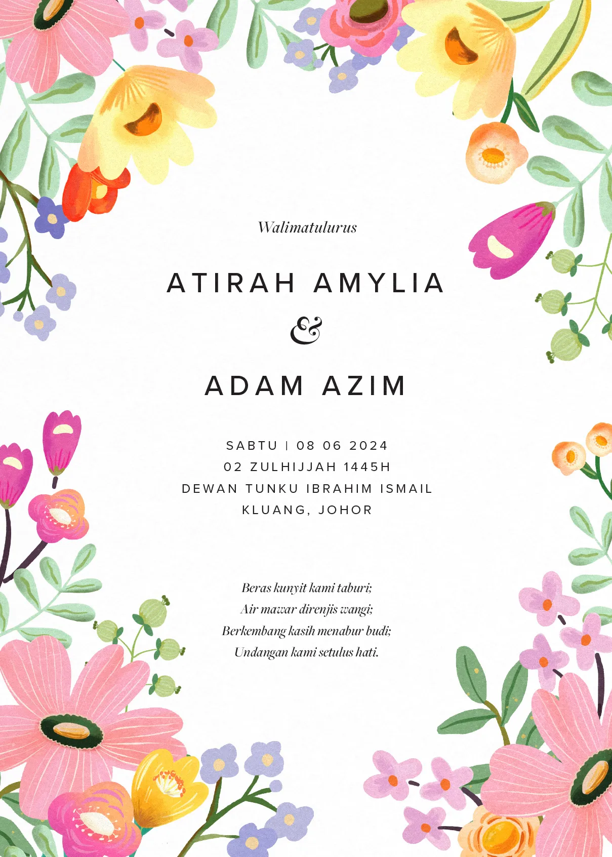 Romance in Watercolor Florals